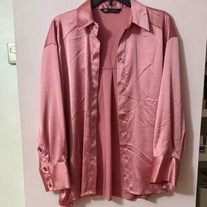 Zara long sleeve blouse